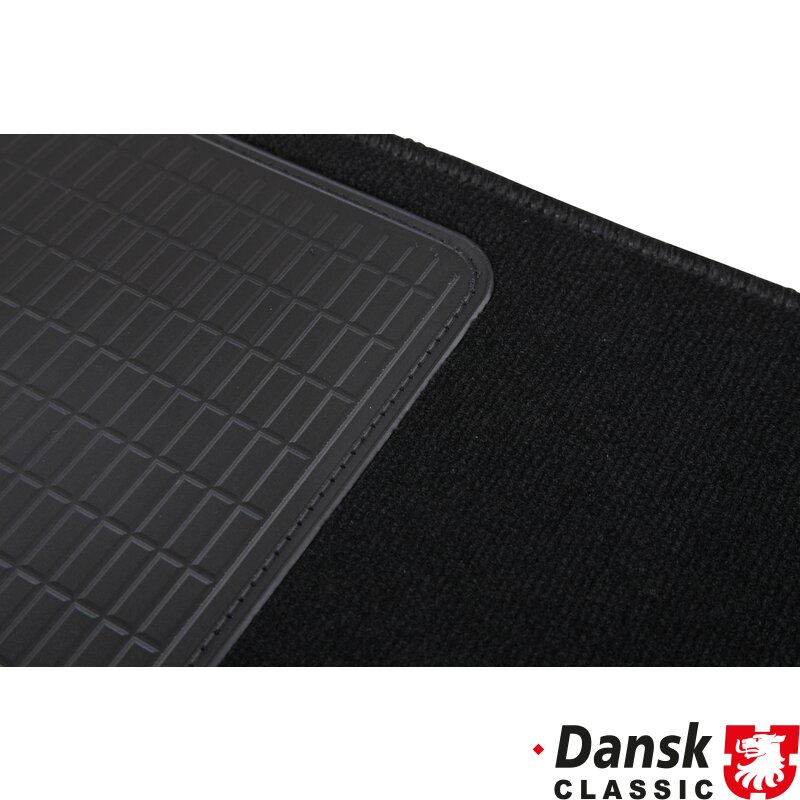 Porsche 911 Floor Mat Set With Clips, 4 Pcs., Black