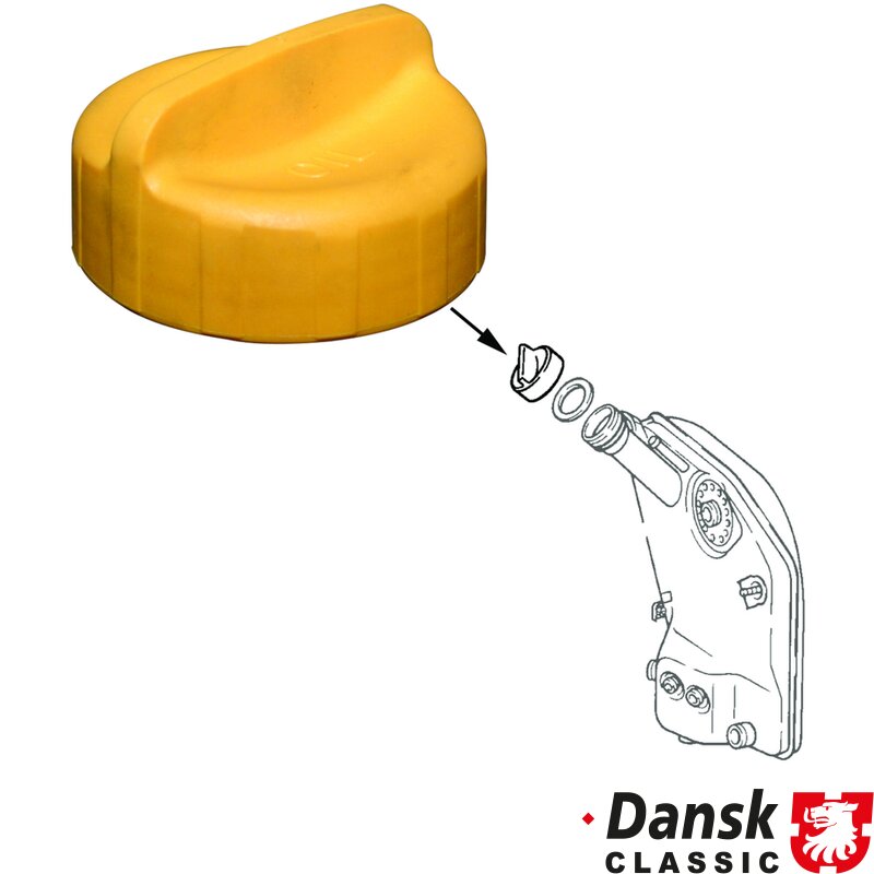 Porsche 924,928,944,964,968,911 Cap, Oil Filler For Oil Tank - 1984-95