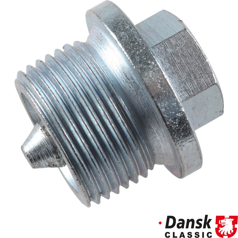 Porsche 911,914,928,959 Oil Drain Plug, Galvanized, M22x1,5x13,5 - 1964-89