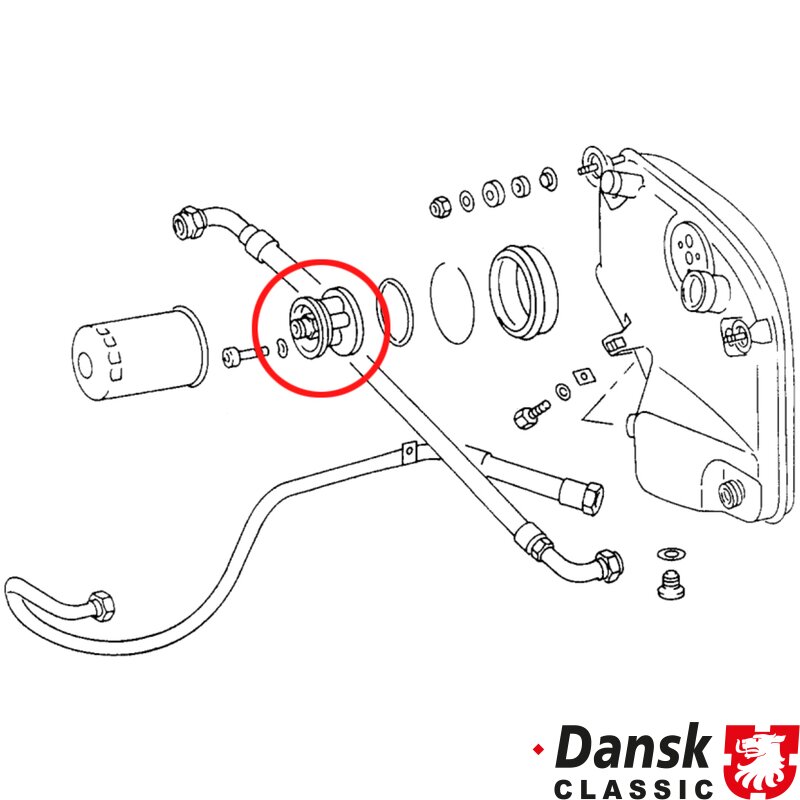 Porsche 911,914 Oil Filter Bracket - 1968-73