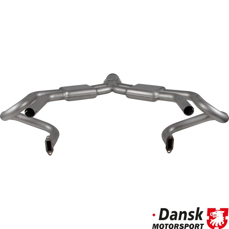Porsche 356 Sebring Exhaust System - 1.5-1.6 - 1955-65 (With Round Tailpipe)