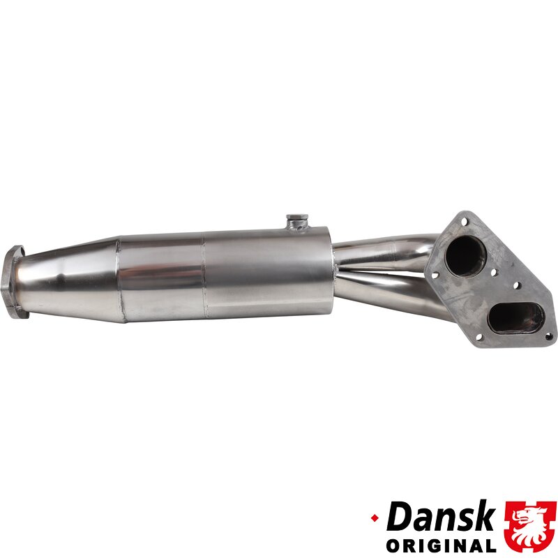Porsche 911 Catalytic Converter, Sport, 100 Cells, Stainless Steel, Polished