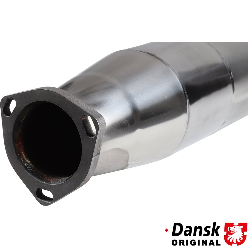 Porsche 911 Catalytic Converter, Sport, 100 Cells, Stainless Steel, Polished