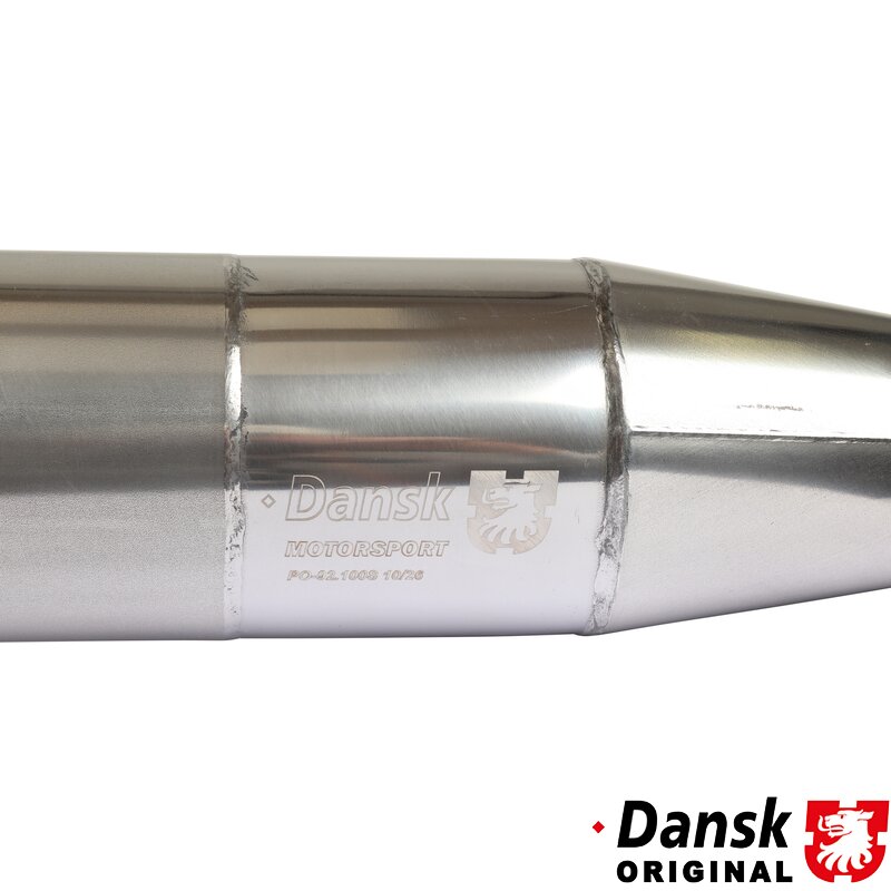 Porsche 911 Catalytic Converter, Sport, 100 Cells, Stainless Steel, Polished