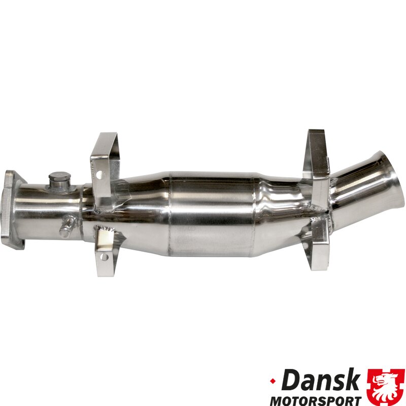 Porsche 964 Catalytic Converter, Sport, 100 Cells, Stainless Steel, Polished
