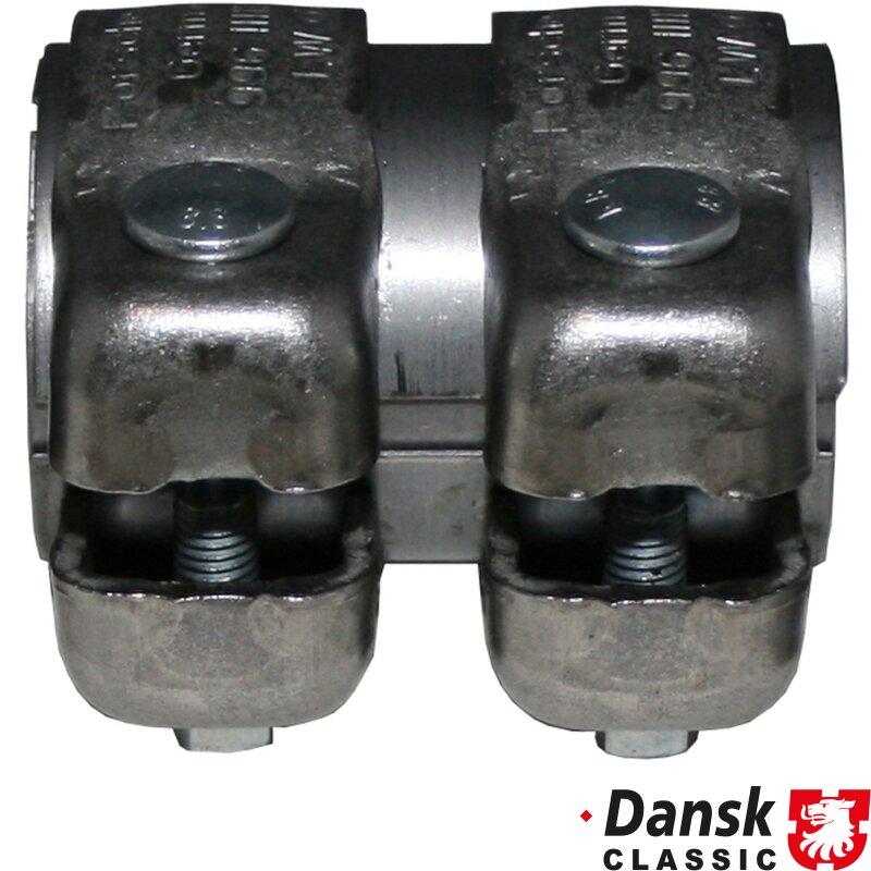 Porsche 986,987 Exhaust Clamp, 45x75mm, Stainless Steel - 1996-11