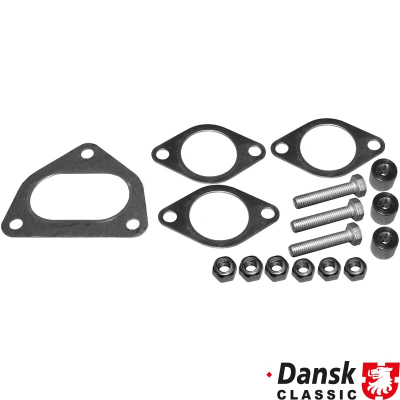 Porsche 911 Mounting Kit For Heat Exchanger With 4 Gaskets, Nuts & Bolts - 1975-83
