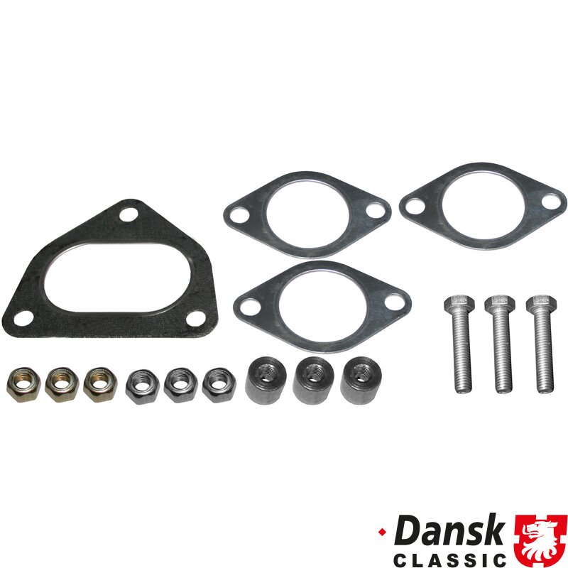 Porsche 911 Mounting Kit For Heat Exchanger With 4 Gaskets, Nuts & Bolts - 1975-83 (Turbo)