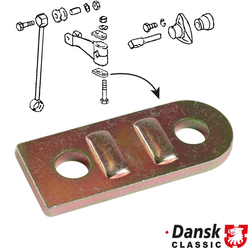 Porsche 911,912,914 Front Anti Roll Bar Lever Guide Plate - 1964-76