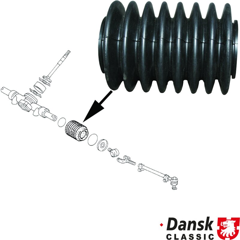 Porsche 911,912,914 Steering Rack Boot - 1964-89