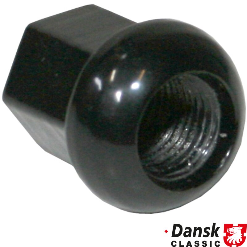 Porsche 911,964,944,968,924 Wheel Nut, Alu, Black, M 14x1.5 - 1964-95