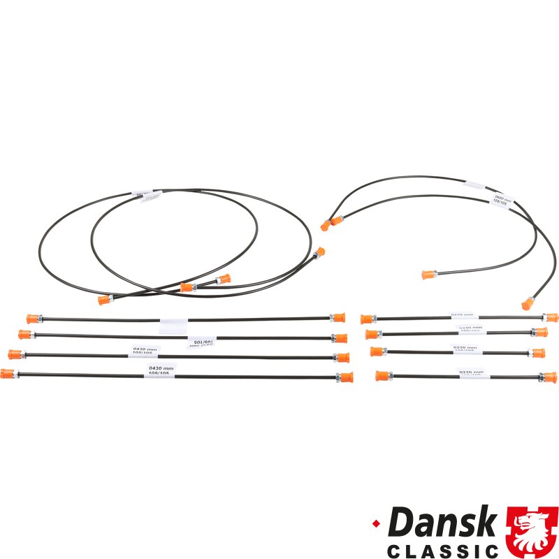 Porsche 914 Brake Line Kit. With 12 Lines For 1 Vehicle. Must Be Bended For Correct Fitting Prior To Installation