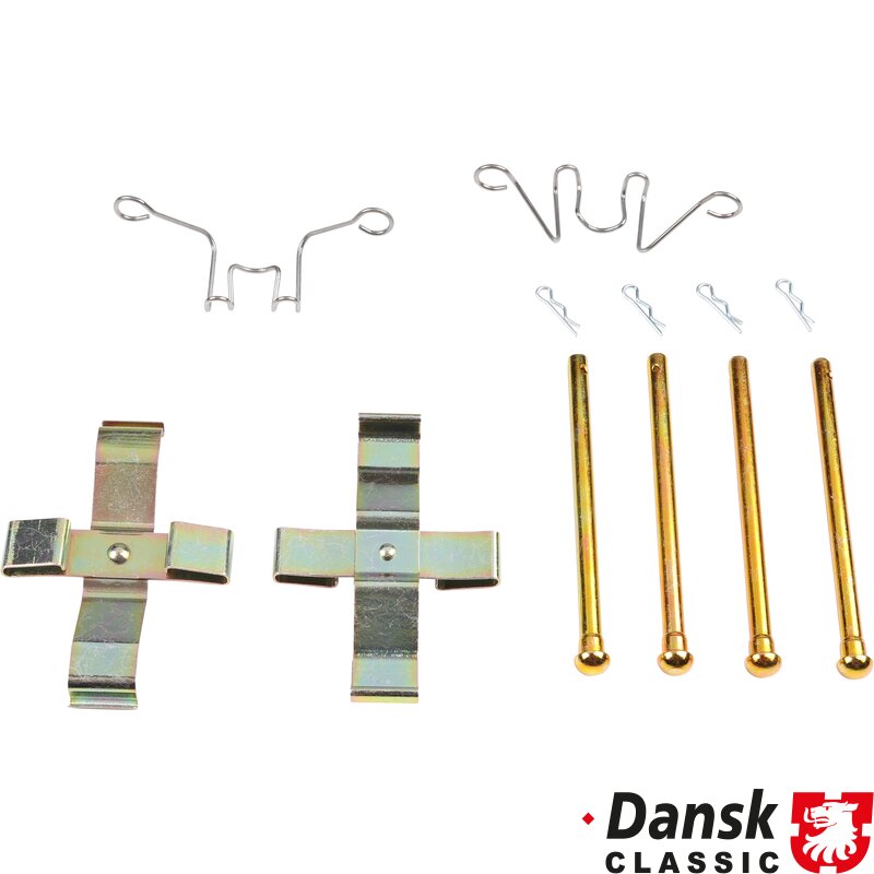 Porsche 924,944 Brake Pad Hardware Kit, Front - 1975-91