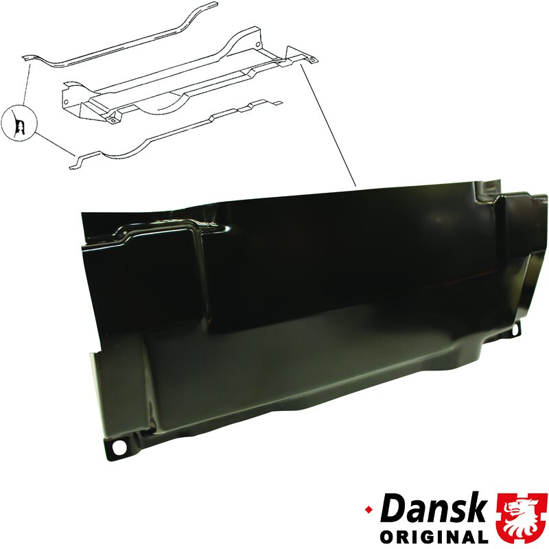 Porsche 911 Protective Plate For 62 L Fuel Tank - 1964-73