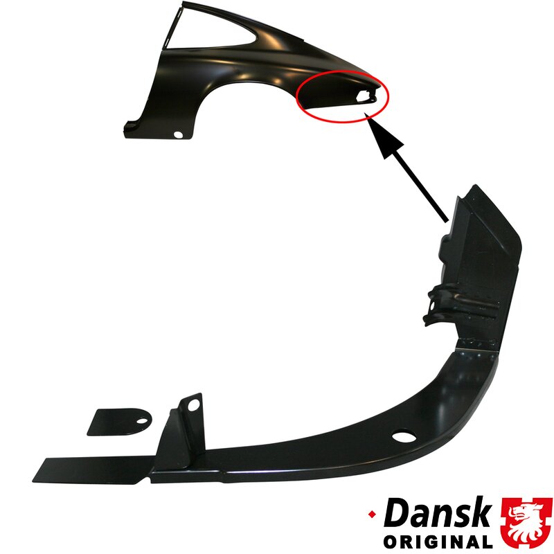 Porsche 911 Rear Light Support, Left - 1968-73