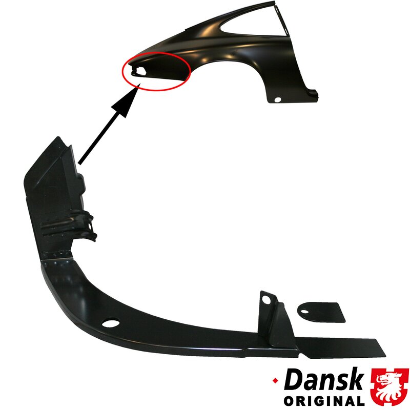 Porsche 911 Rear Light Support, Right - 1968-73