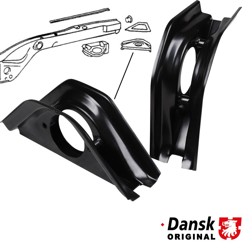 Porsche 911 Engine Mounting Bracket, Left/right, Pair - 1964-89