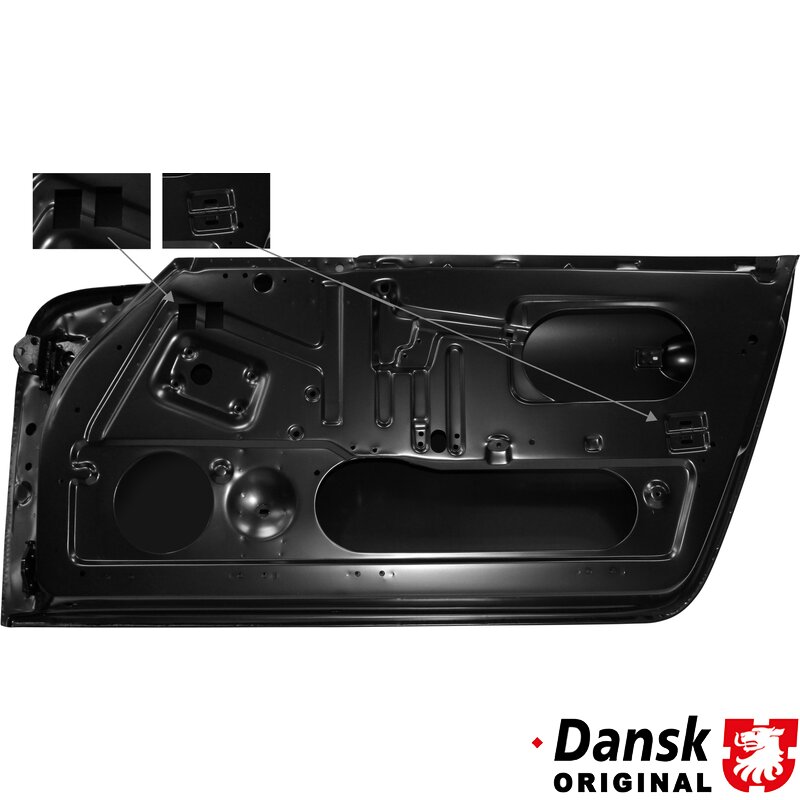 Porsche 911 Door, Complete (without Collision Reinforcement), Right - 1972-77