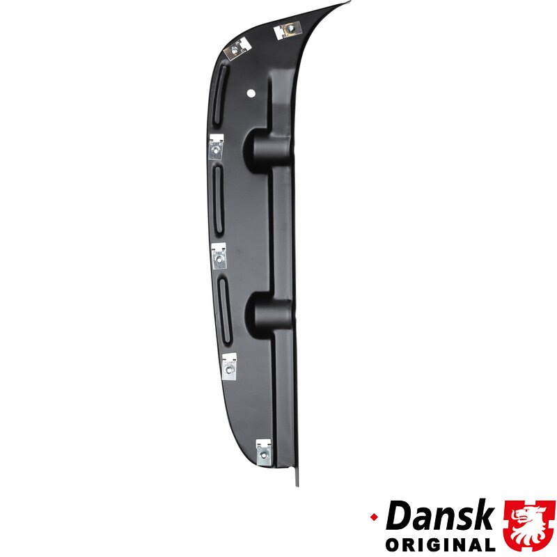 Porsche 911 Wing Joining Plate, Right, With Clips. Painted Aluminized Steel - 1973-89