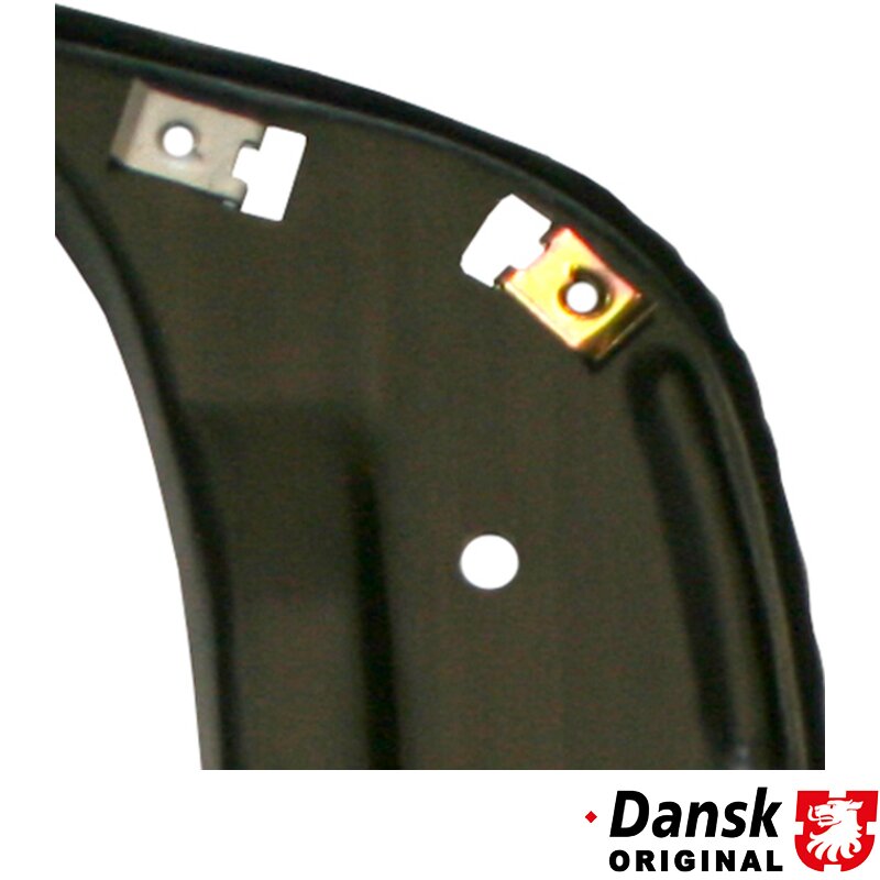 Porsche 911 Wing Joining Plate, Right, With Clips. Painted Aluminized Steel - 1973-89