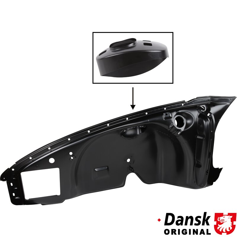 Porsche 911 Strut Mount Plate, Left. To Be Welded On The Inner Wing - 1968-73