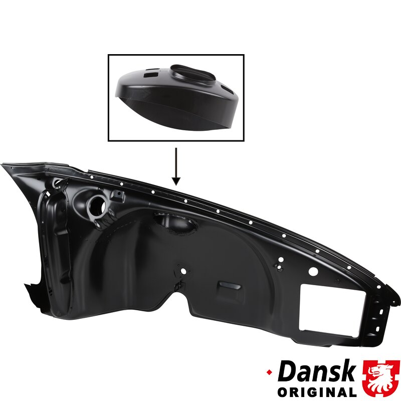 Porsche 911 Strut Mount Plate, Right. To Be Welded On The Inner Wing - 1968-73