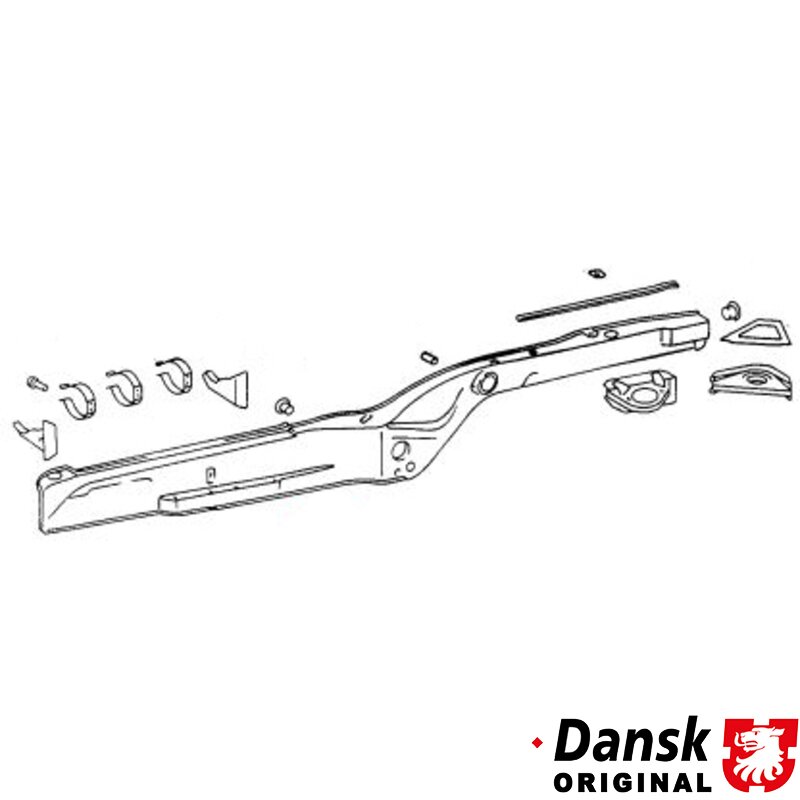 Porsche 911 Inner Rail Piece, Left - 1964-89