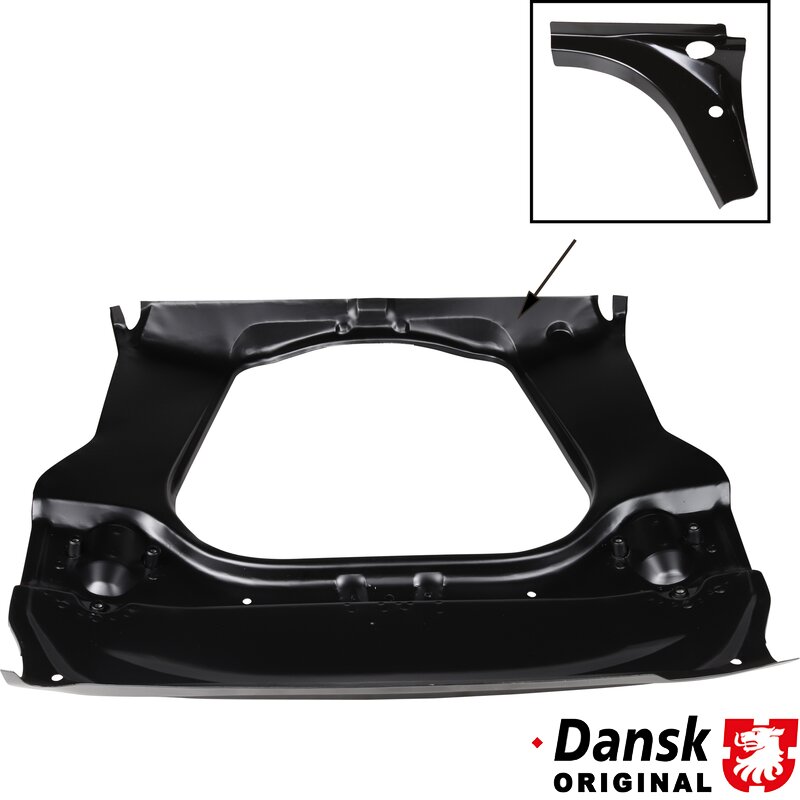 Porsche 911 Fuel Tank Support Corner Plate, Right - 1964-89