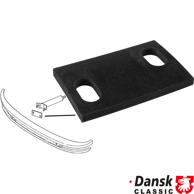 Porsche 911 Rubber Base Seal For Bumper Shock - 1973-89