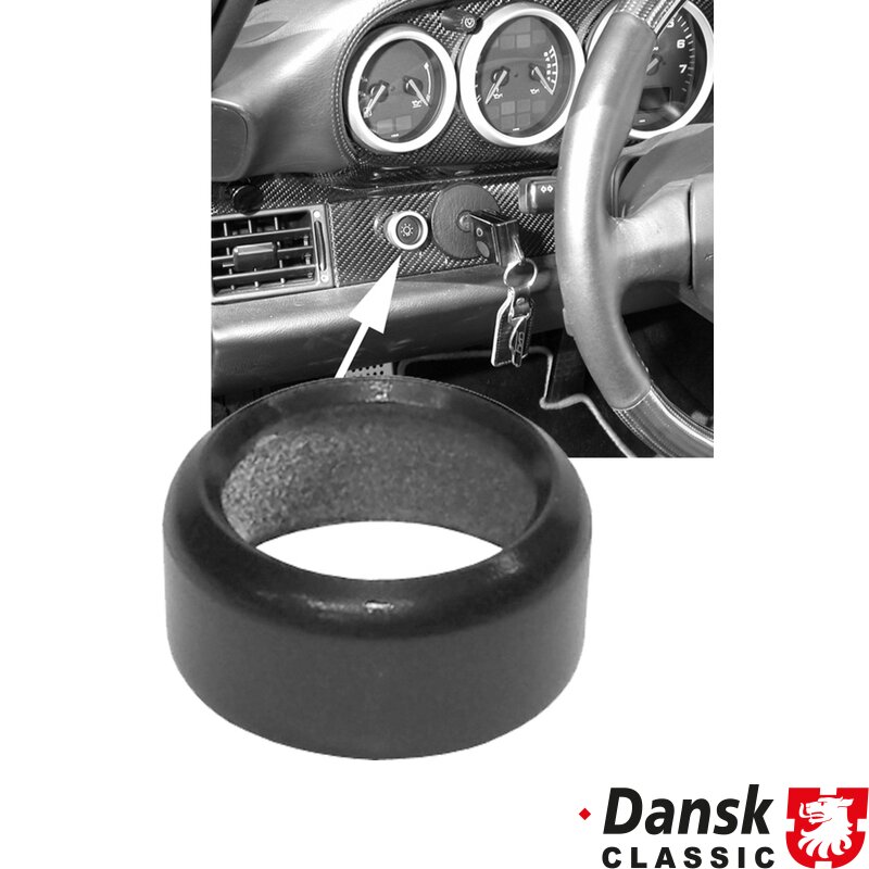 Porsche 993 Decor Ring For Switch For Headlight, Alu, Black Anodized