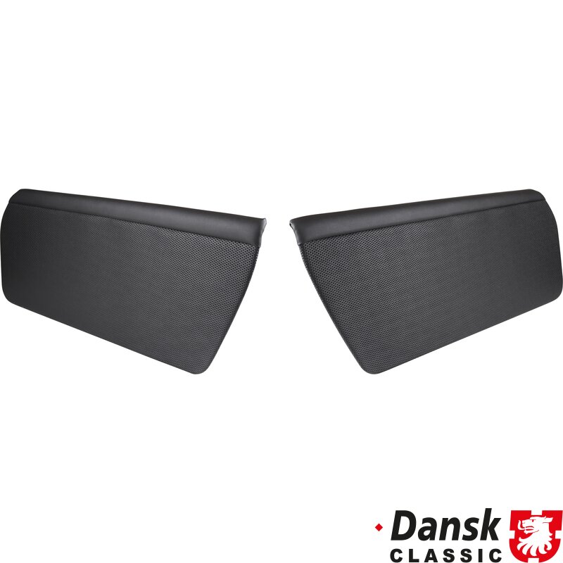 Porsche 914 Black Basketweave Door Panel Set - 1969-76