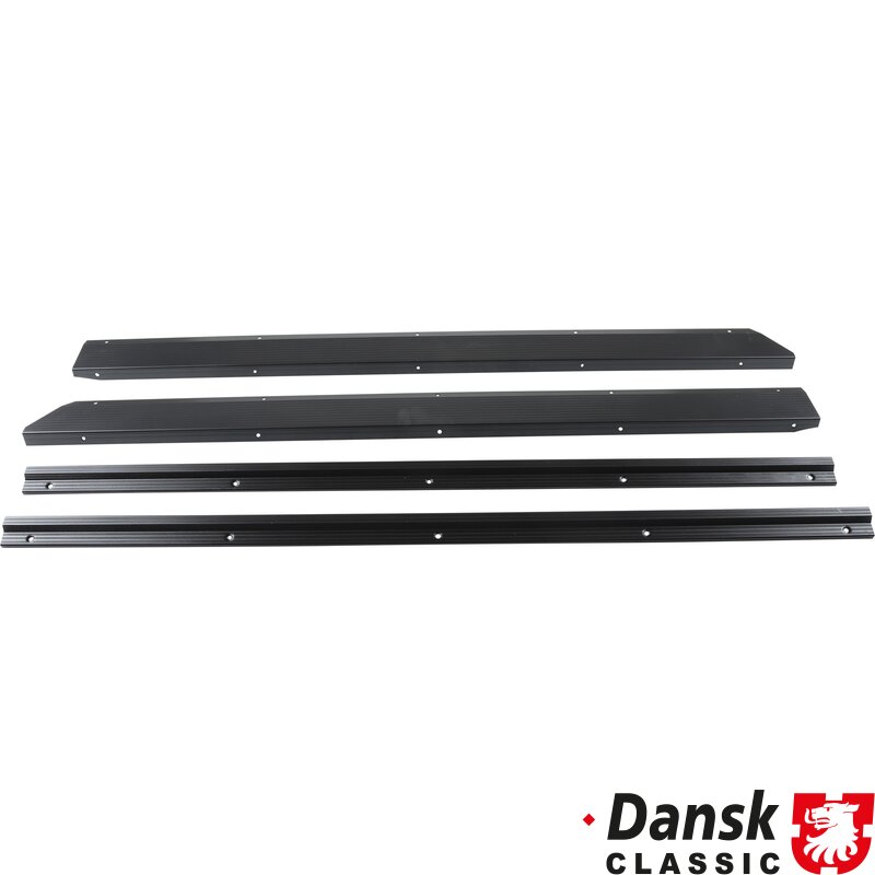 Porsche 911 Door Sill And Carpet Trim Set - Black Anodized
