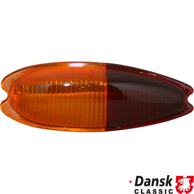 Porsche 356 Lens For Tail Light, Left, Without E-mark - 1957-65