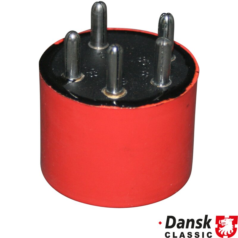 Porsche 911 Relay For Fuel Pump, Red, Round - 1975-89