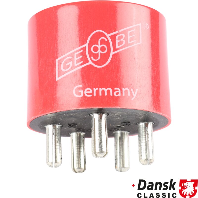 Porsche 911 Relay For Fuel Pump, Red, Round - 1975-89