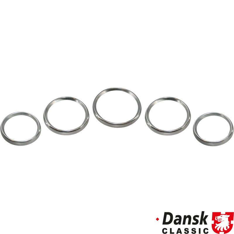Porsche 964,993 Gauge Decor Rings, Alu, Heavy Duty