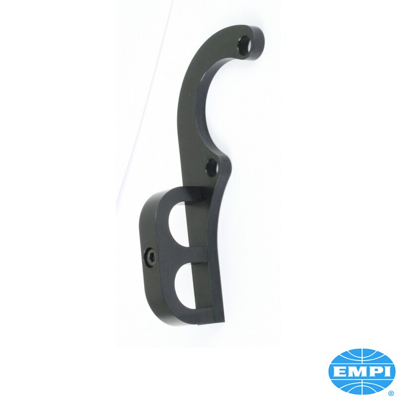 Billet Full Flow Oil Hose Bracket - Black