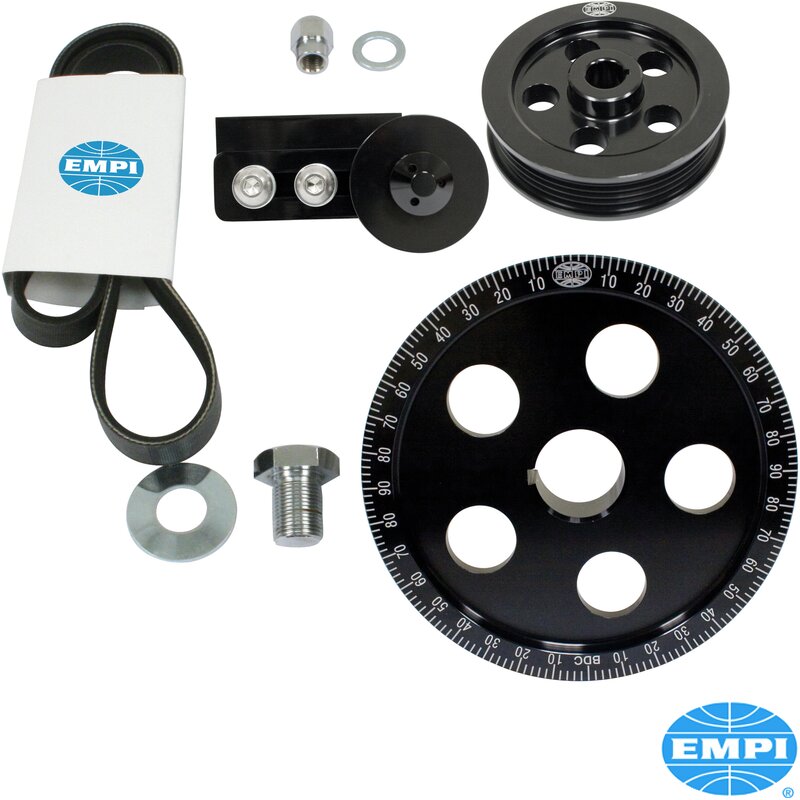 Black Serpentine Pulley Kit - Type 1 Engines