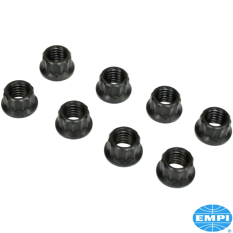 12 Point Exhaust Nut Kit - Pack Of 8