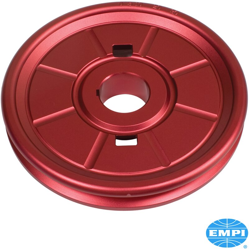 Red Crankshaft Pulley - Type 1 Engines