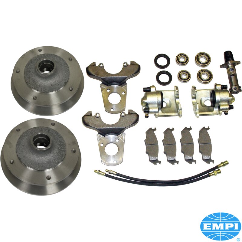 Beetle Wide 5 EMPI Front Disc Brake Conversion Kit (5x205 PCD) - 1958-65