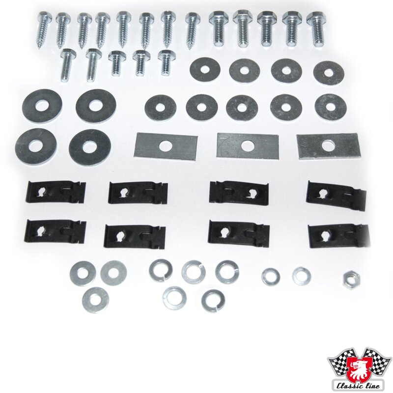 Monteringssett for forskjerm foran