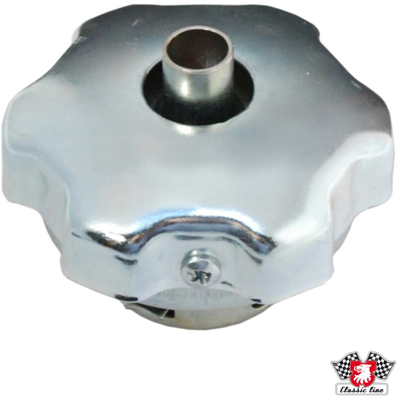 Oljepåfyllingslokk med ventilasjon, krom