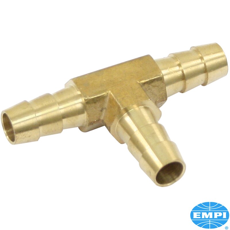 8mm (5/16 Inch) Brass T-Piece