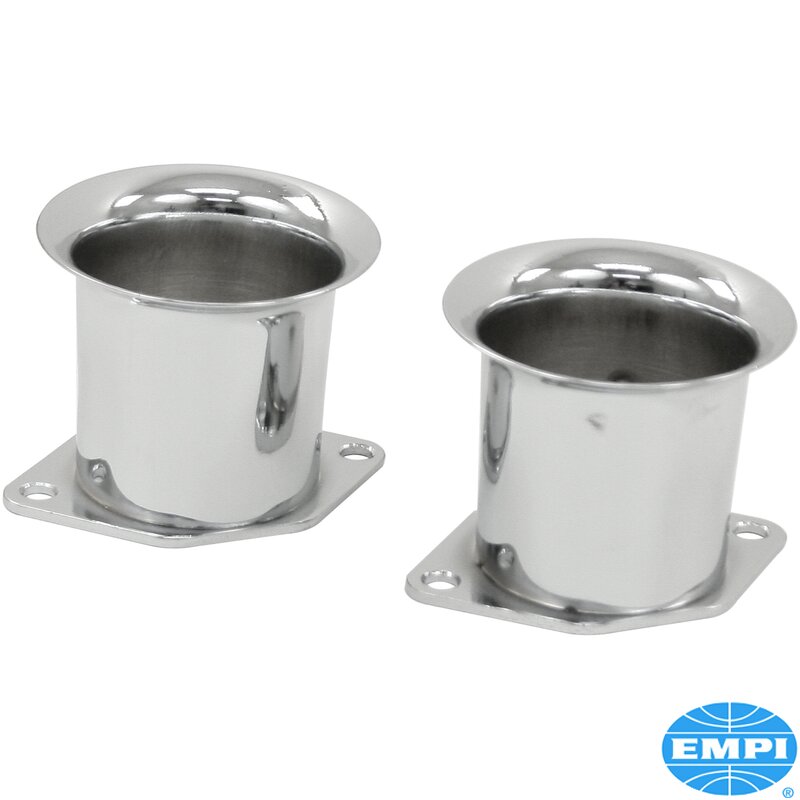 IDF Carburettor Chrome Velocity Stacks - 58mm High