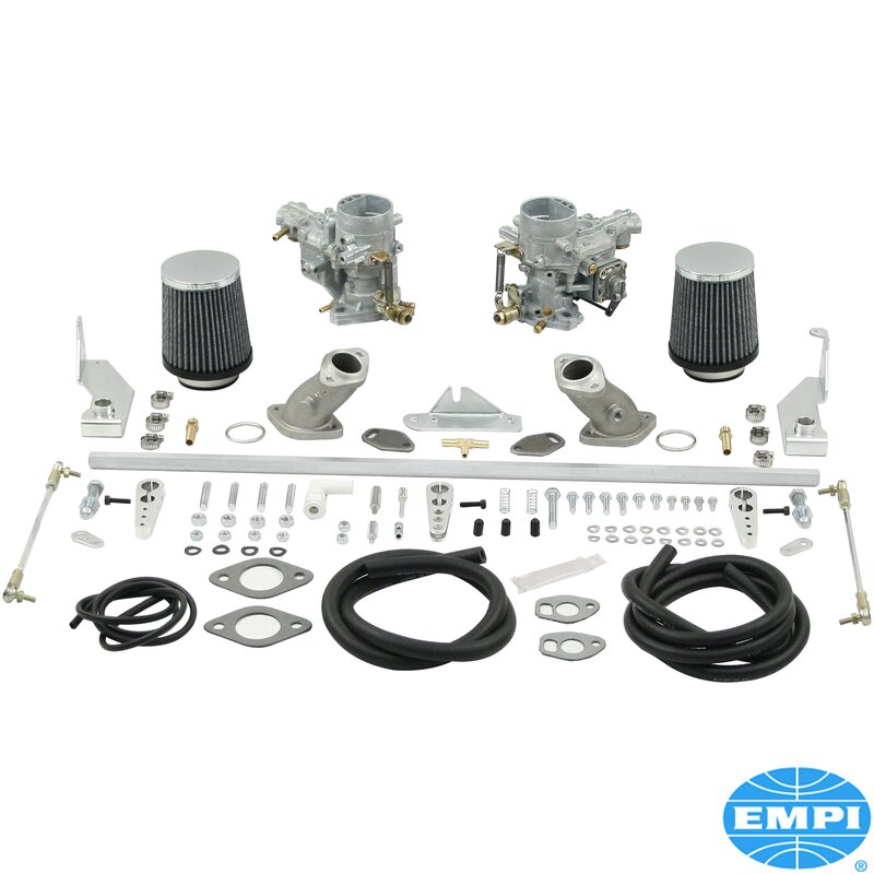 Twin 34 ICT Weber Carburettor Kit - Type 1 Single Port Engines