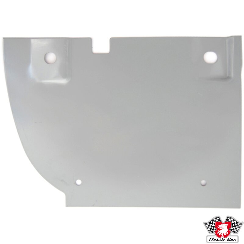 Plate for skvettlapp høyre bak rustfritt stål