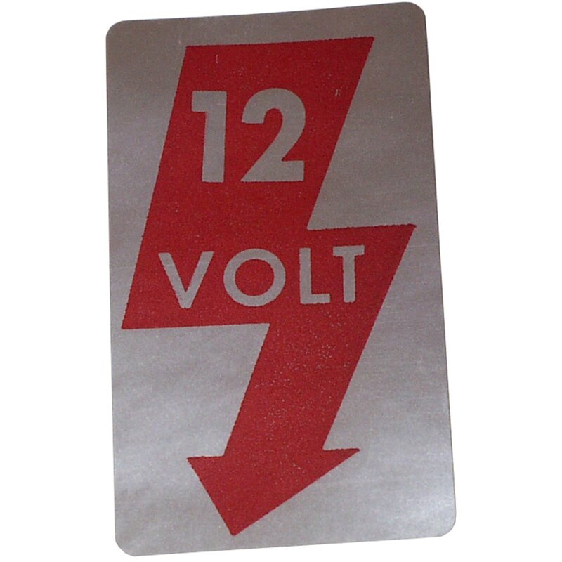 Original 12V Sticker