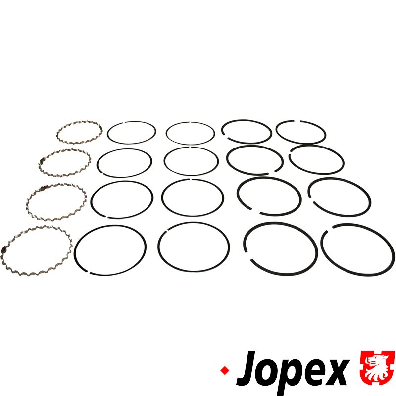 1200cc Piston Ring Set (Also 1300cc Piston Ring Set) - 77mm Bore (2mm, 2mm, 4mm)