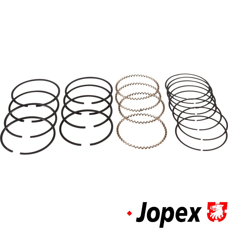 Stempelringsett, 92,0 mm, 1,5x2,0x4,0. Med støpt toppring